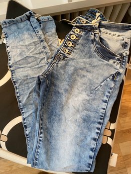 Toxik 3 Jeans Stentvättade blå