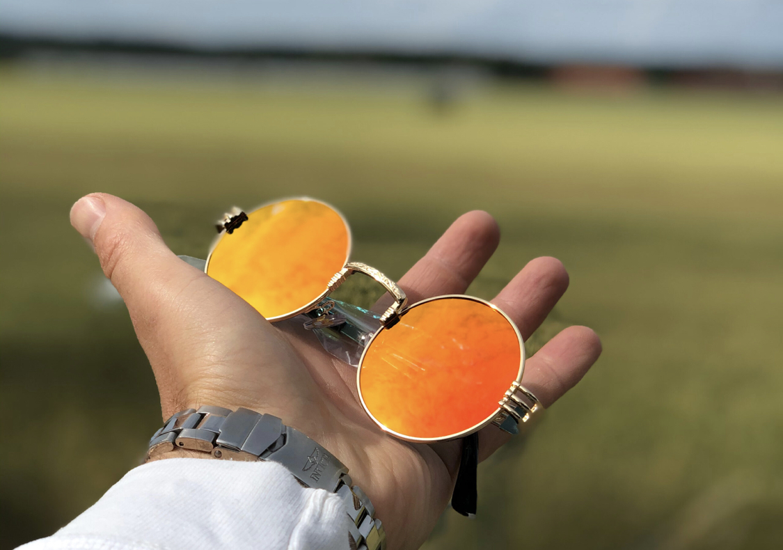 VV MIRROR Orange/Guld - 3