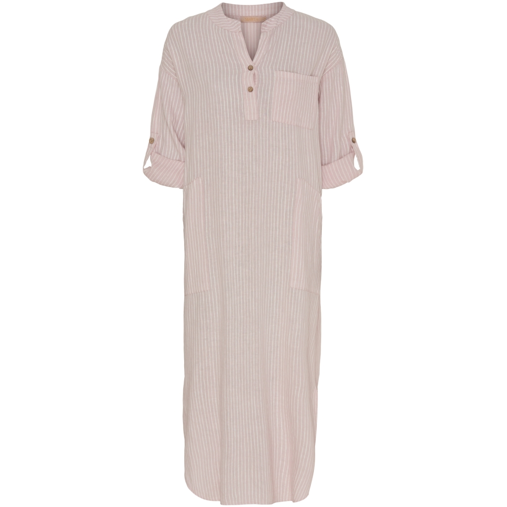 Linne Klänning Stripe