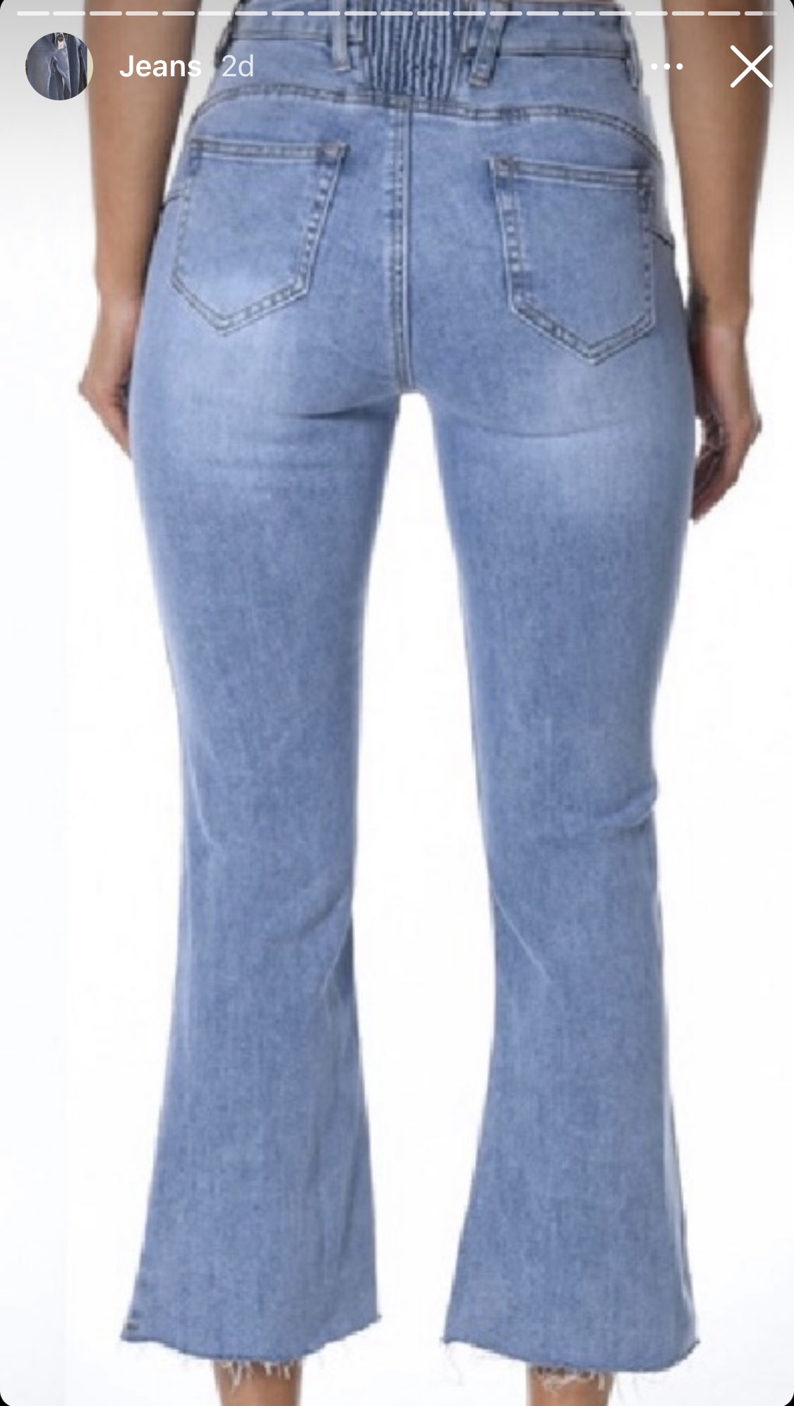 COSY HOUSE MINI FLARE JEANS DENIM - 4