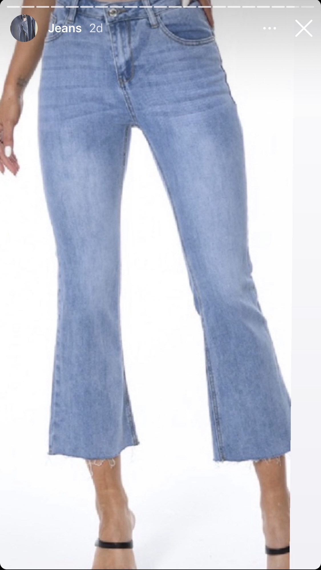 COSY HOUSE MINI FLARE JEANS DENIM - 3