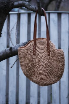 Sommar Väska Mörkare Beige