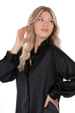 CHANTAL BLOUSE SVART - 2
