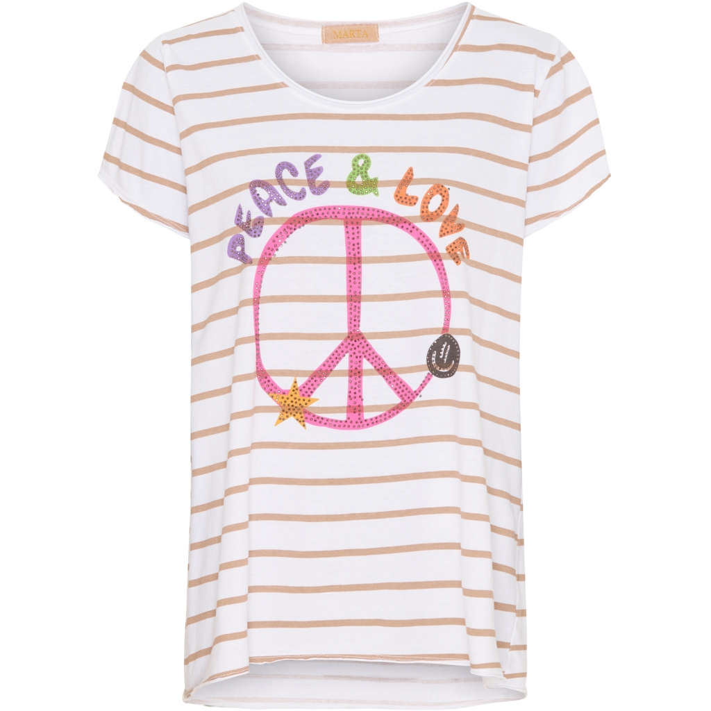 Kortärmad T-shirt Peace