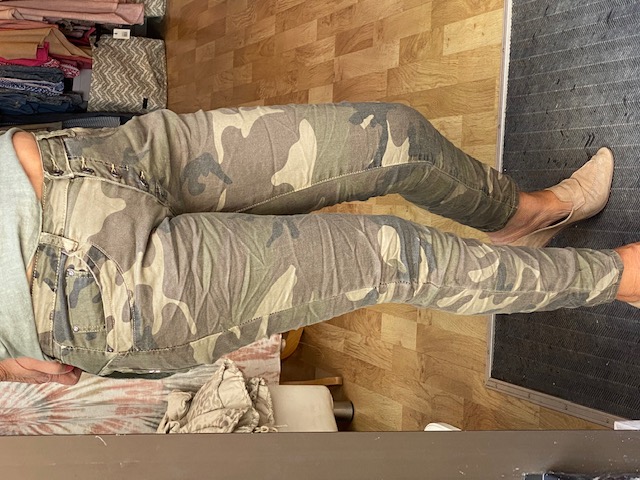 Place du JOUR Camo Kaki Jeans