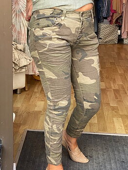 Place du JOUR Camo Kaki Jeans