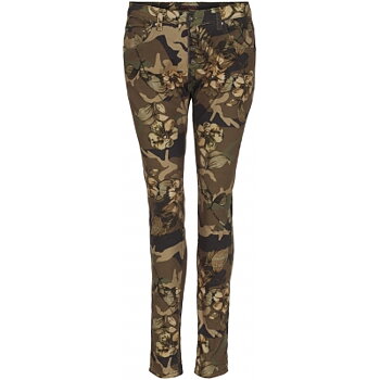 Place du JOUR Jeans Camo-Blomm