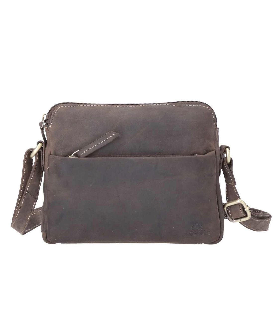 Crossbody i läder liten - 7