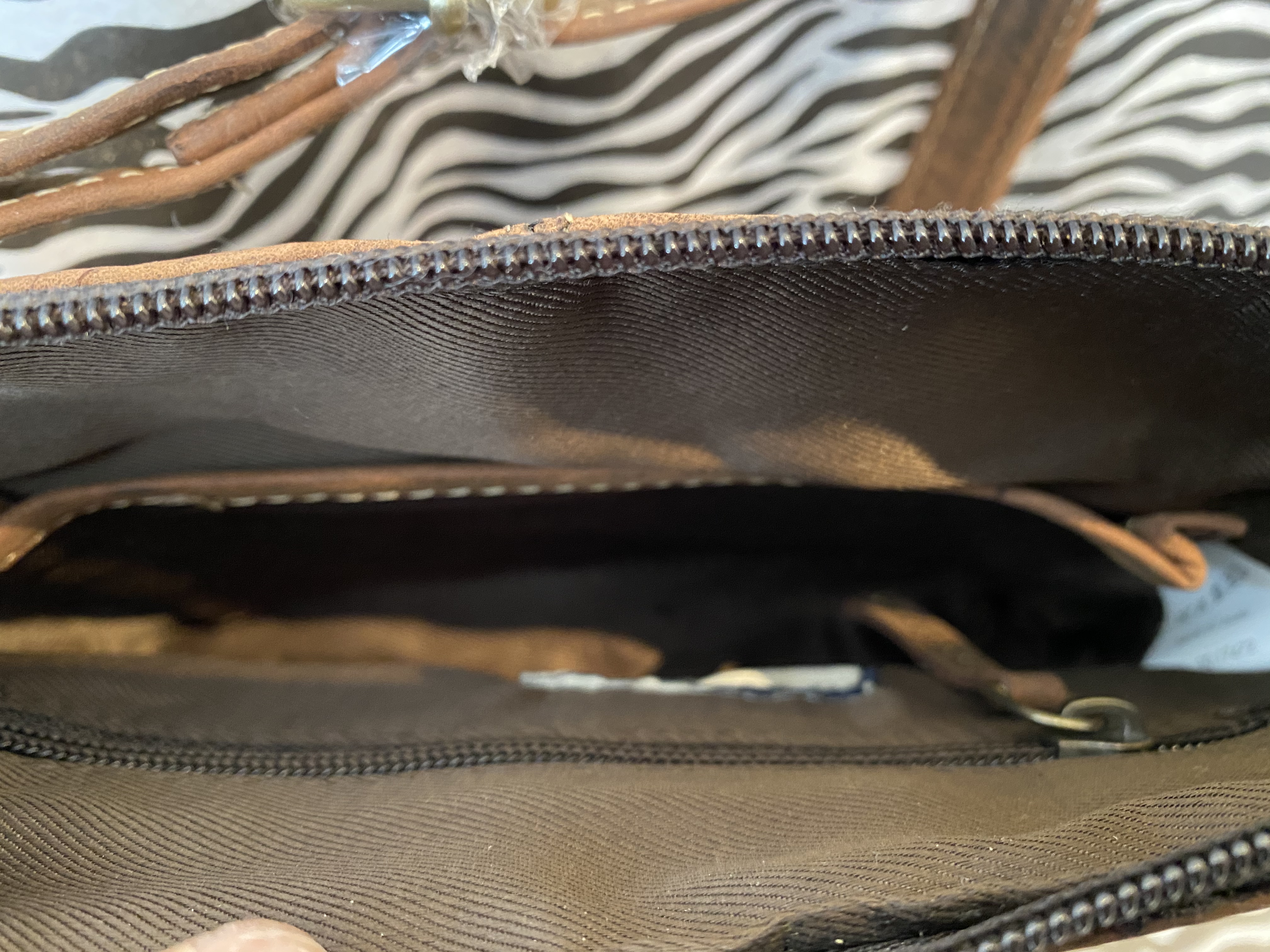 Crossbody i läder liten - 5