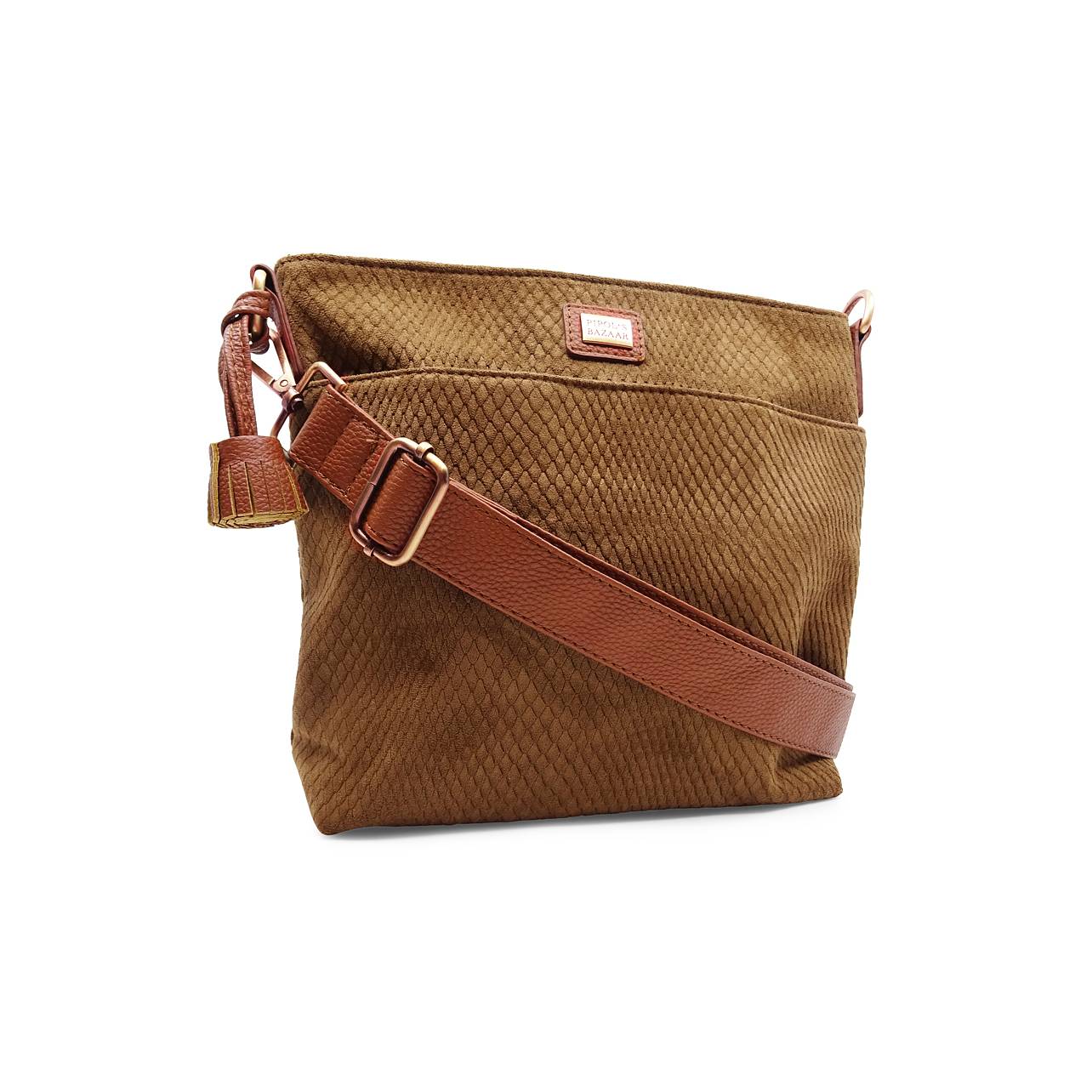 STILE ALL CROSS BAG IMPRESS BROWN - 3