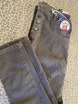 Bruna Monday Jeans med sömn 