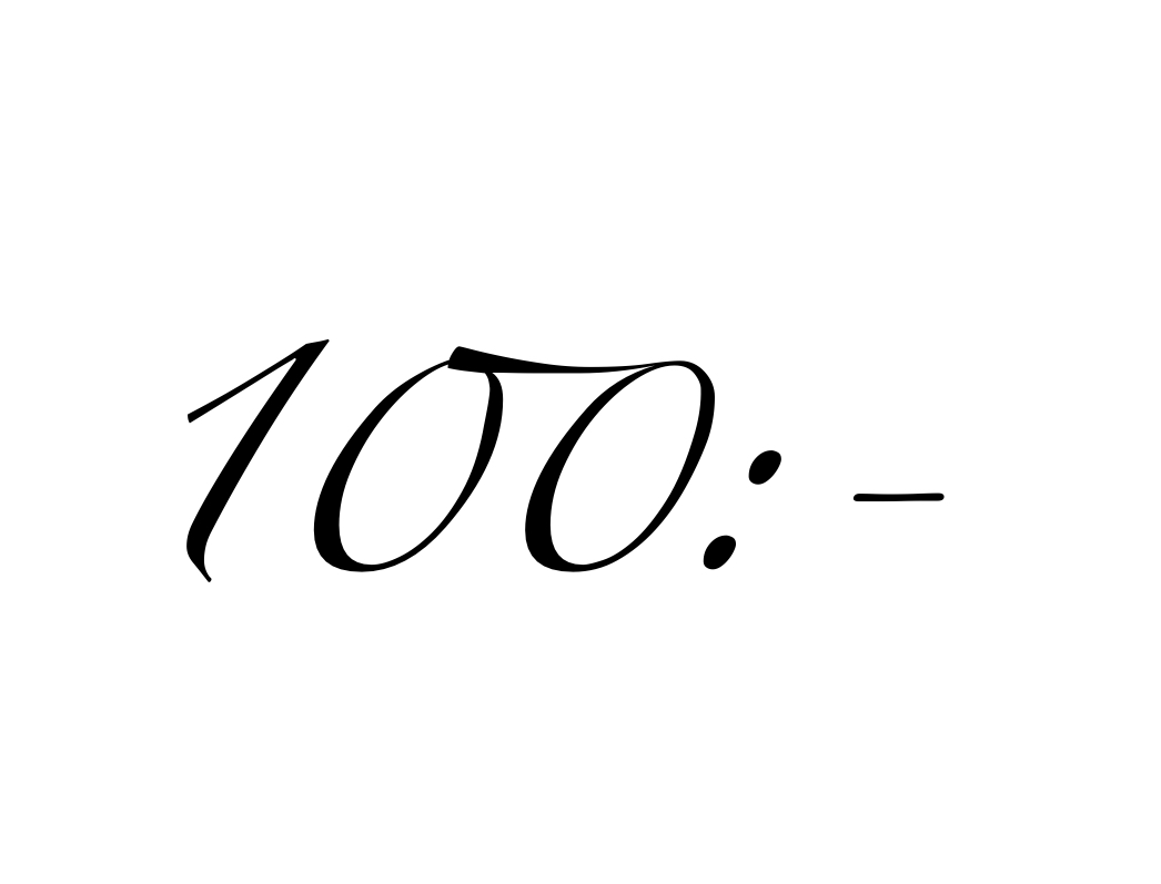 Presentkort  100