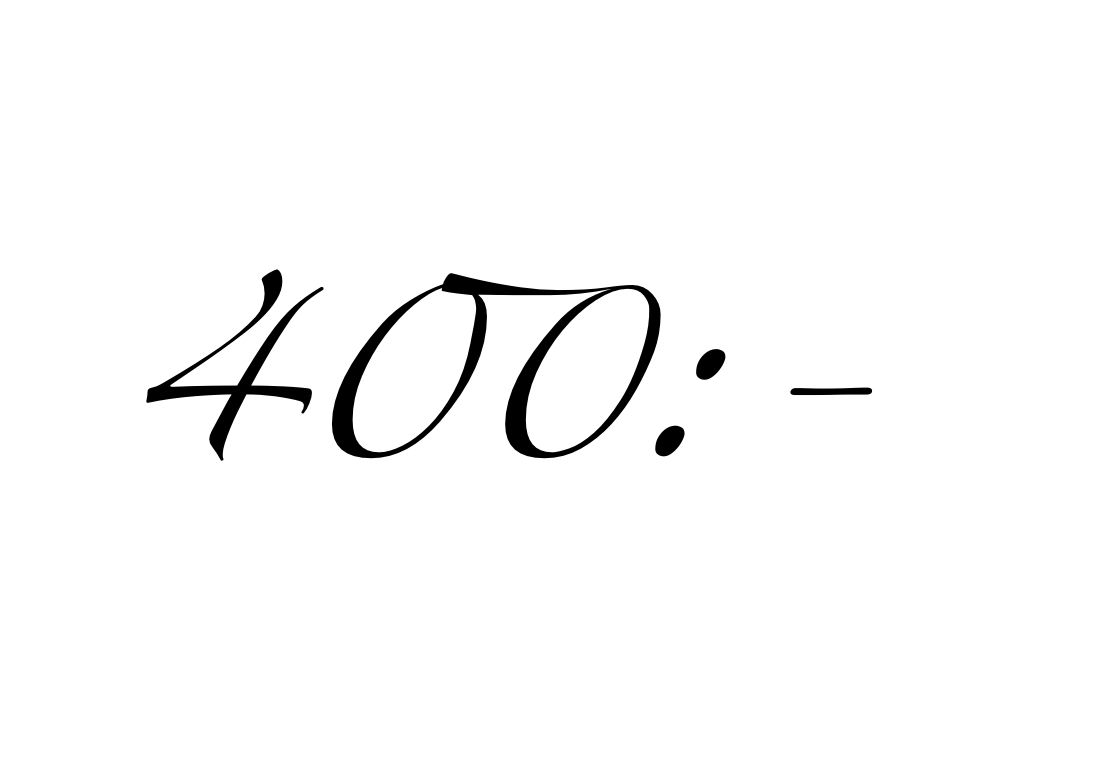 Presentkort  400