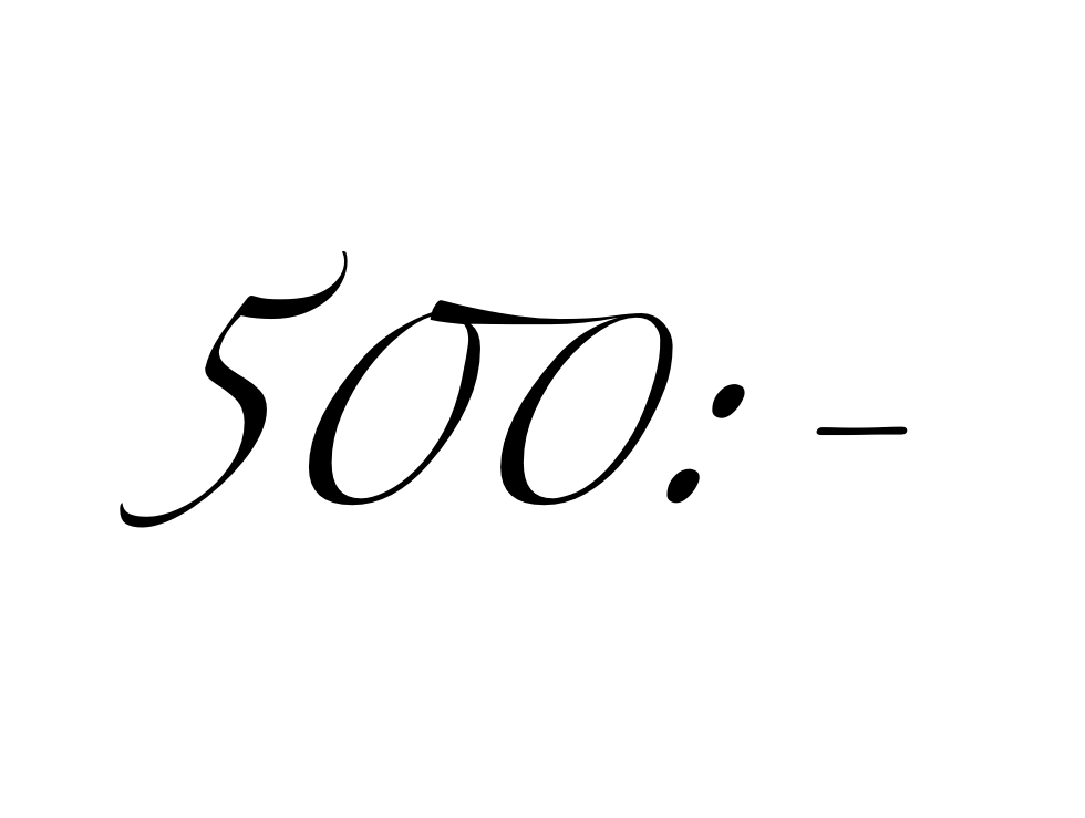Presentkort  500