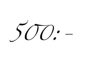 Presentkort  500