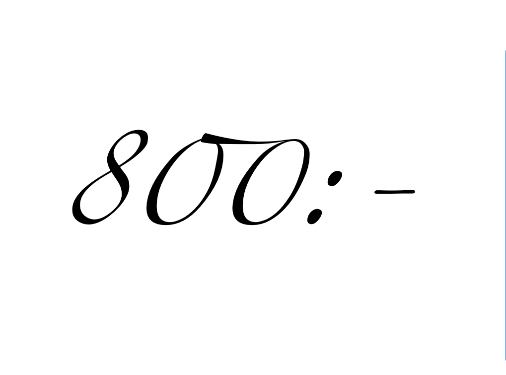 Presentkort  800