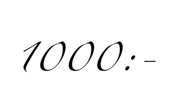 Presentkort 1000