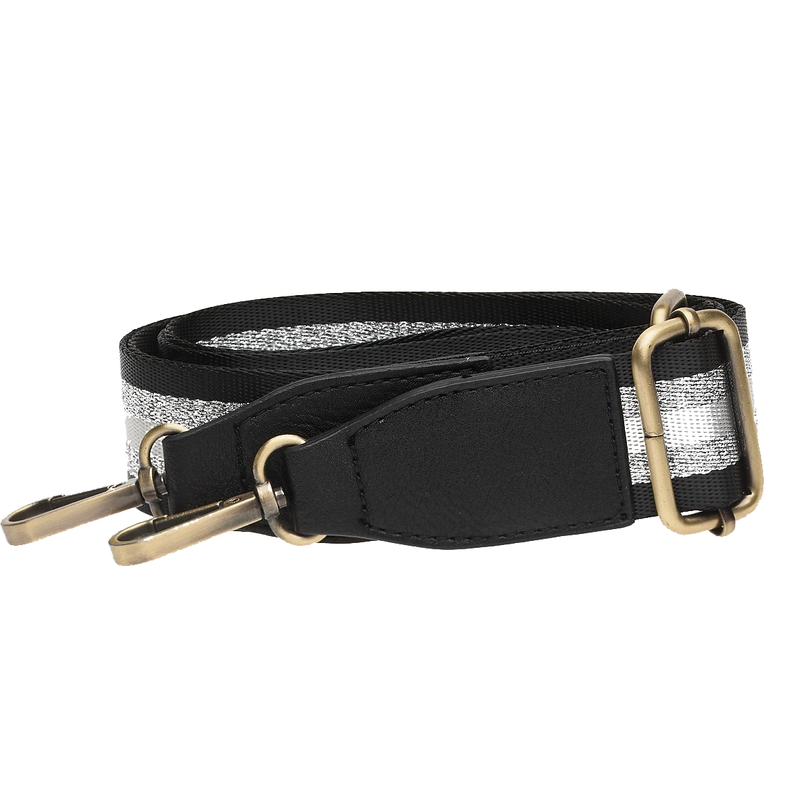 STRAP STRIPED BLACKY SILVER