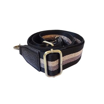 STRAP STRIPED METALLIC