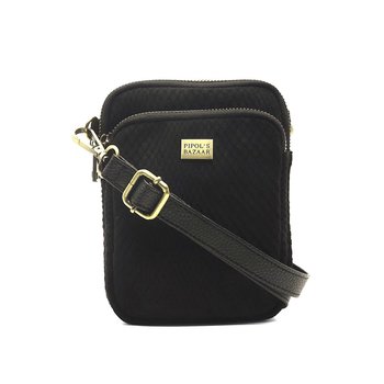 TRIPLE ZIP BAG IMPRESS BLACK