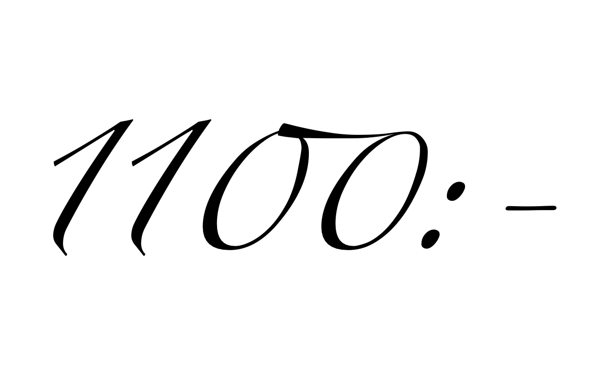 Presentkort 1100 - 2