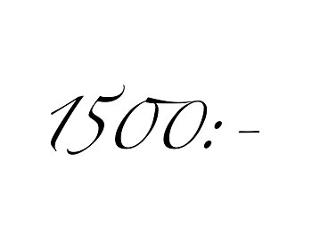 Presentkort 1500