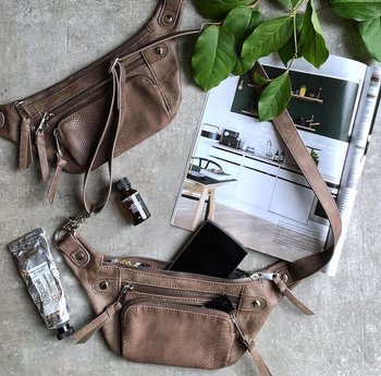 Bum Bag, Distressed Walnut Brown 