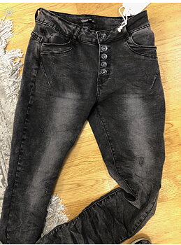 Toxik 3 Jeans Svarta Slitna