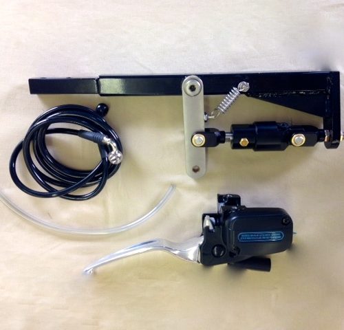 Can-Am bromshandtag höger alt vänster sida styret, komplett kit - 8