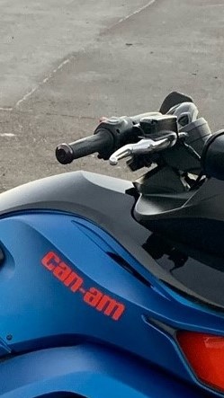 Can-Am bromshandtag höger alt vänster sida styret, komplett kit - 4