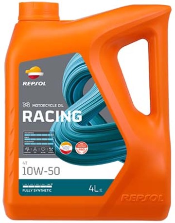 Moto Racing REPSOL 4T 10W-50,  Motorolja Helsyntetisk 4 L
