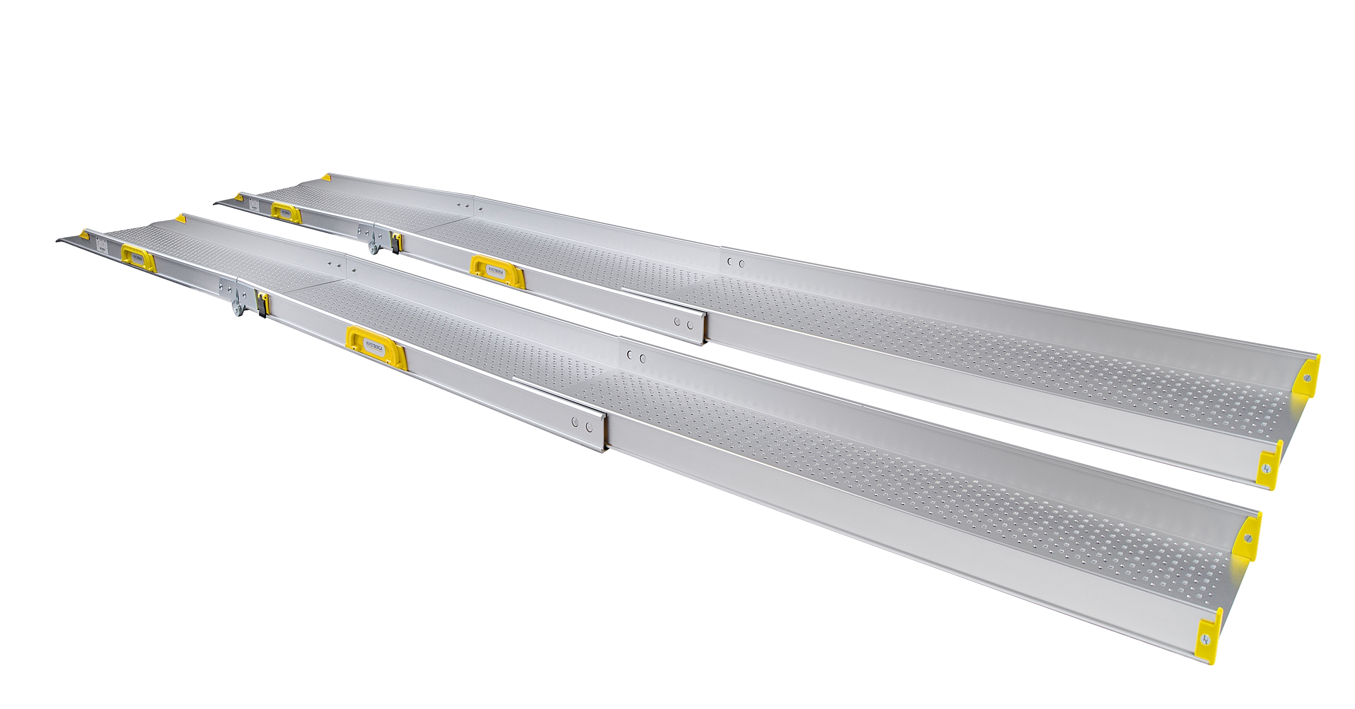 Portabel ramp vikbar/teleskopisk längd 300 cm 25 cm bredd (extra bred) - 2