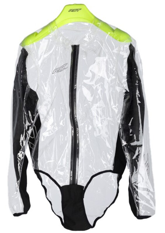 RST Race Dept Wet CE Regnjacka passande för ryggpuckel och airbag.