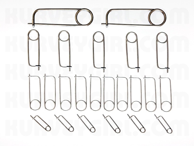 Clips, Najning-clips, Låsclips för låsning och najning med najtråd. Sats i påse !