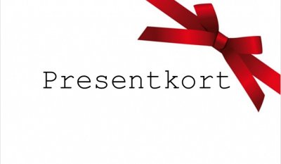 Presentkort SEK 1500,00