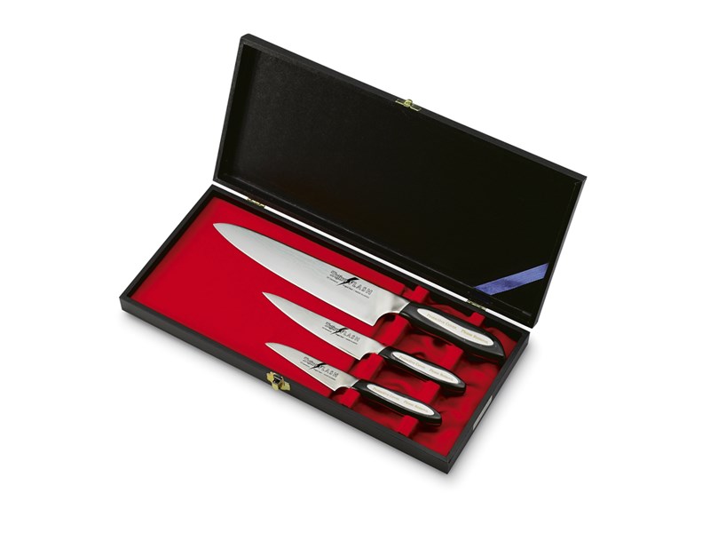 Tojiro Flash knivset, 3 knivar