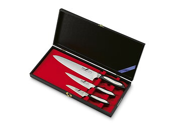 Tojiro Flash knivset, 3 knivar