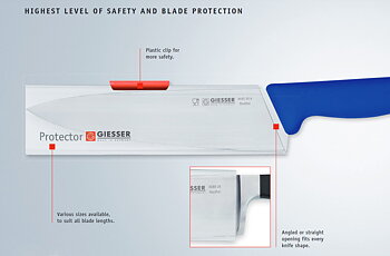 Knivskydd plast 1 kniv, 3,2 x 10 cm (U)