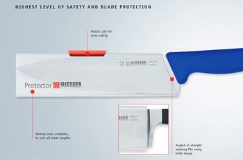 Knivskydd plast 1 kniv, 5,5 x 26 cm