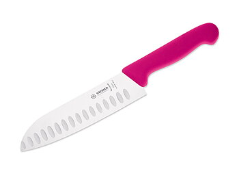 Santoku 18 cm, culter rosa