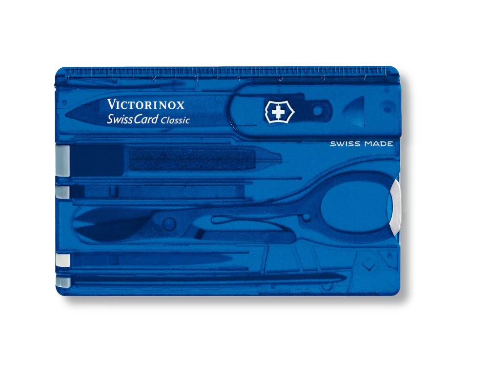 SwissCard Classic, transparent blå