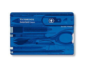 SwissCard Classic, transparent blå