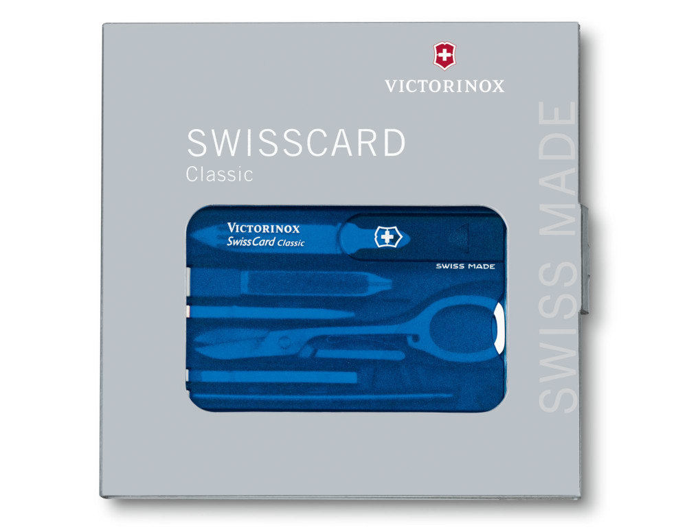 SwissCard Classic, transparent blå - 2