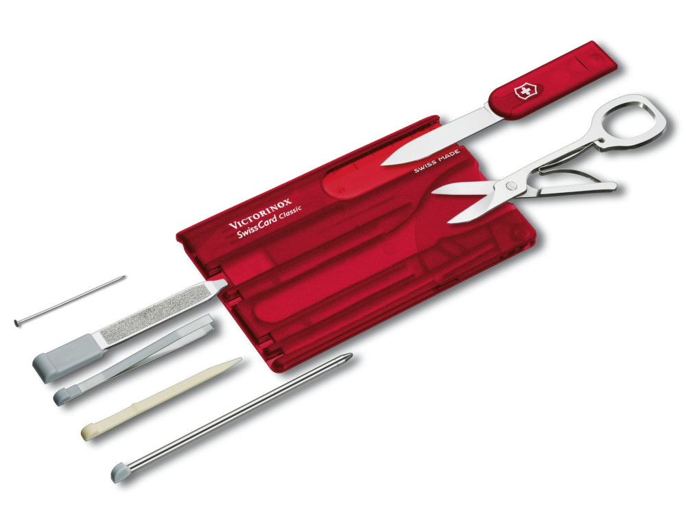 SwissCard Classic, transparent blå - 3