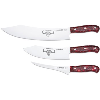 PremiumCut knivset nr. 1 - 3 knivar, red diamond