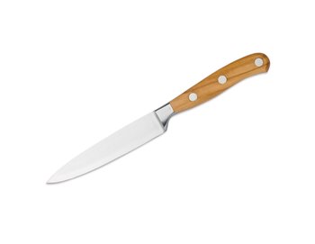 Skalkniv 10 cm, smidd / Olivskaft (U)