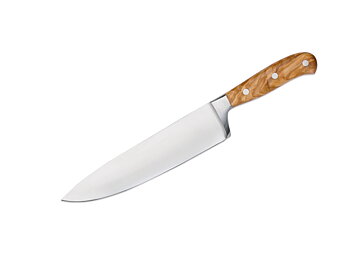 Kockkniv 20 cm, smidd / Olivskaft (U)