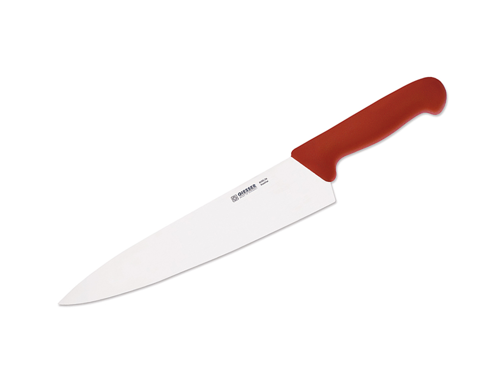 Kockkniv 26 cm, röd
