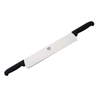 Ostkniv 2 handtag 36 cm, svart