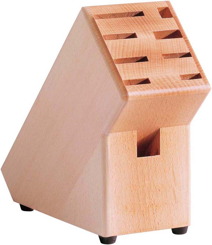Knivblock bok, stort utan knivar